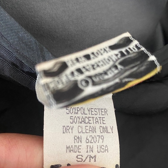 Disney Mickey & Minnie Mouse Vintage 90s Hearts Pattern 3 Button Up Vest Top S/M - Picture 11 of 13